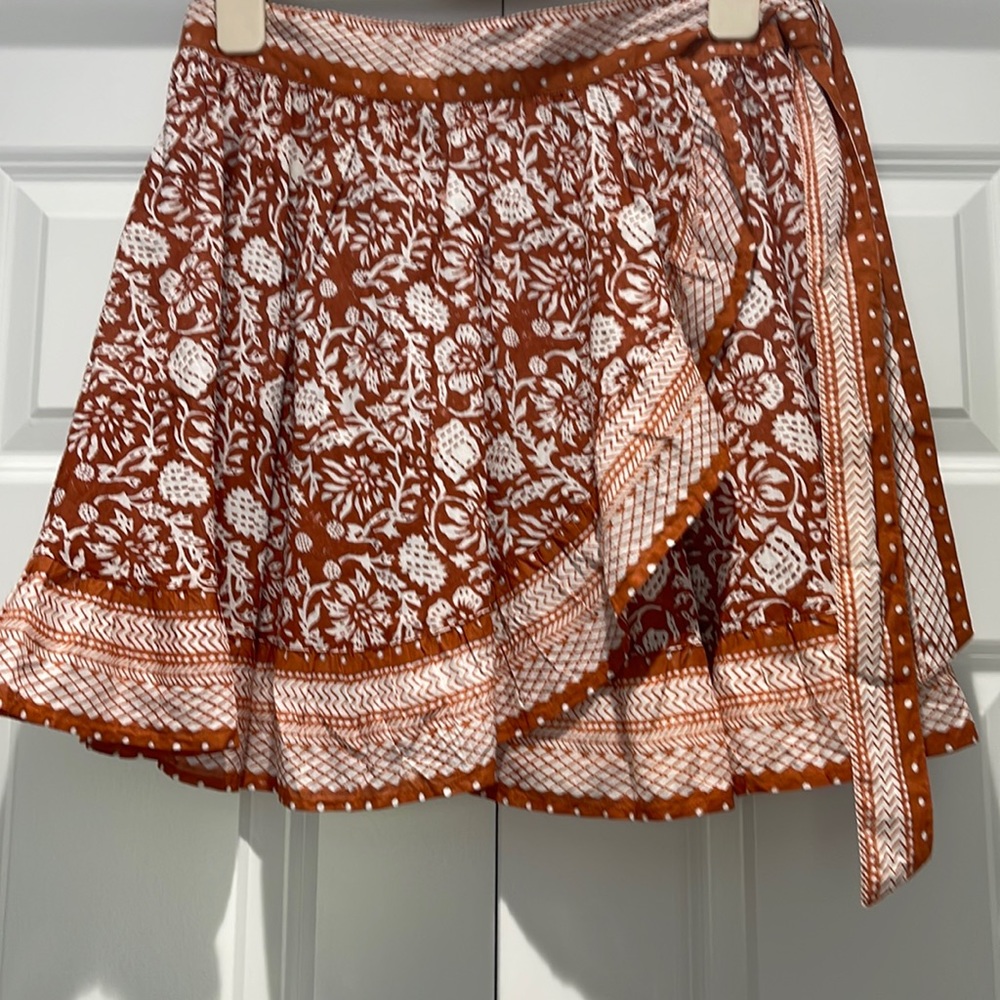 Cleobella Skirt, Size Medium, Organic and Block Printed by Hand